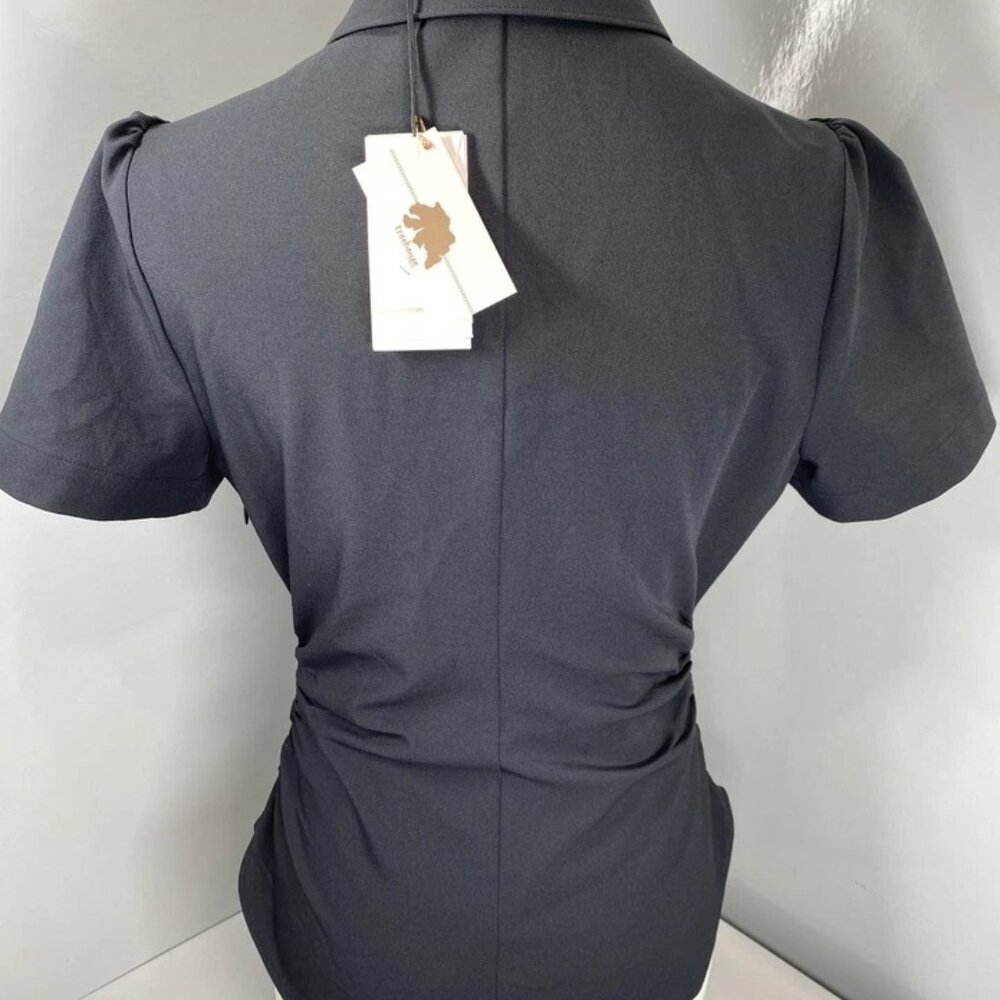 NEW CINQ A SEPT Women's Milos Top – Black Size S - Picture 4 of 7